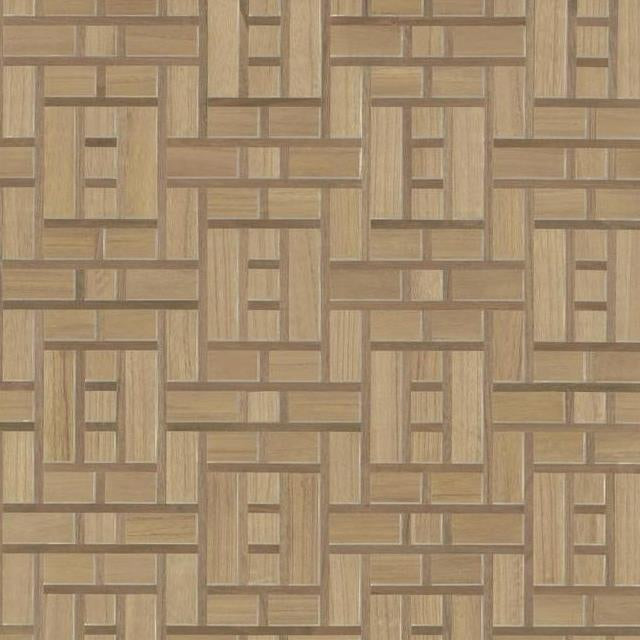 Shop AF6603 Tea Garden Teahouse Panel Brown by Ronald Redding Wallpaper