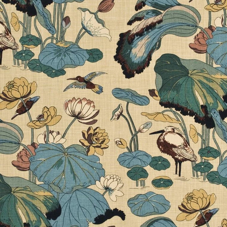 Save 2002172.4 Nympheus Print Straw by Lee Jofa Fabric