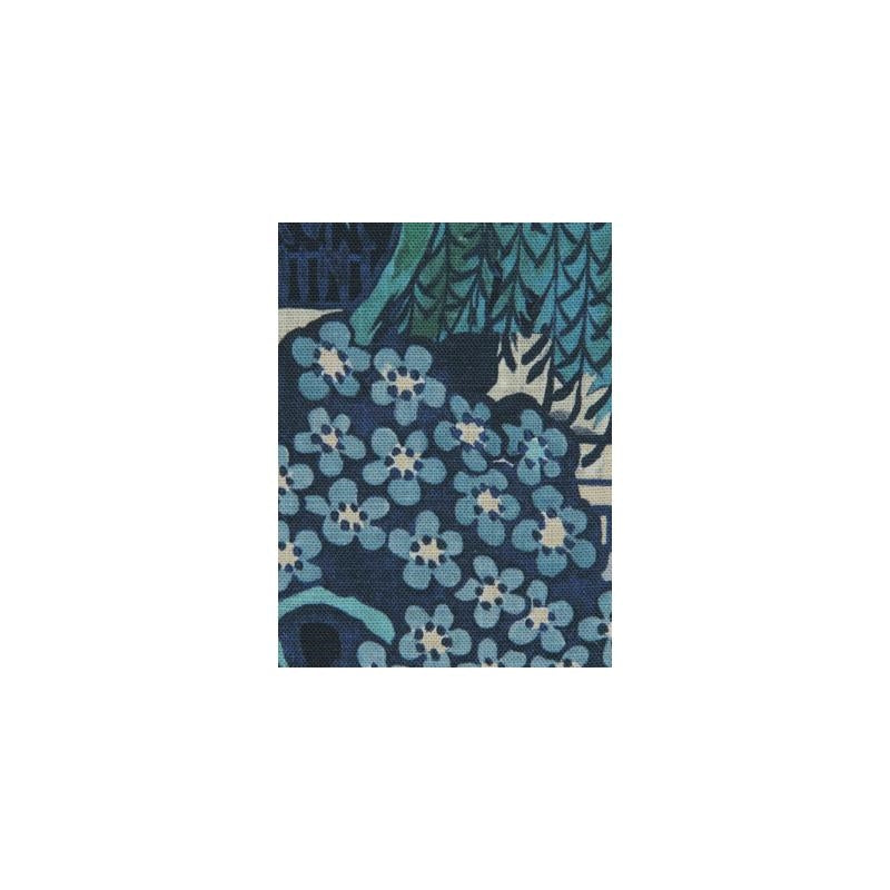 229601 | Hidden Temple Indigo - Beacon Hill Fabric