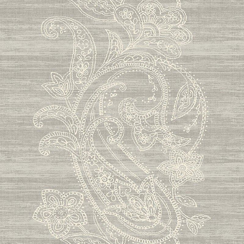 Select 1620410 Bruxelles Gray Lace by Seabrook Wallpaper