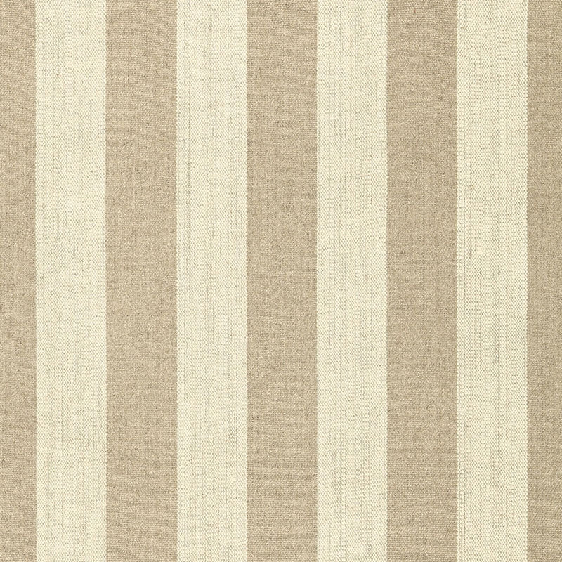 Purchase sample of 66072 Augustin Linen Stripe, Linen / Sisal by Schumacher Fabric