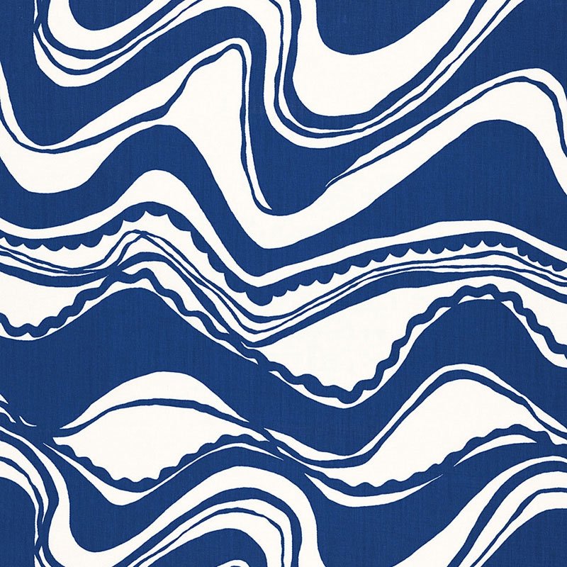 Purchase sample of 174690 Carmel Coastline Print, Surf by Schumacher Fabric