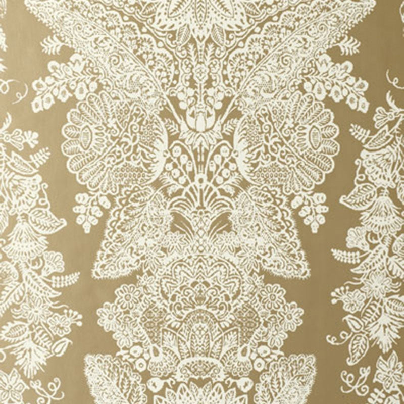 Purchase 5003321 Lace Champagne Schumacher Wallpaper