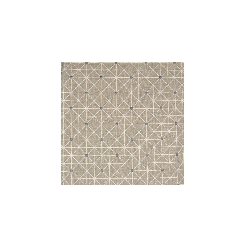 Acquire S3893 Linen Neutral Geometric Greenhouse Fabric