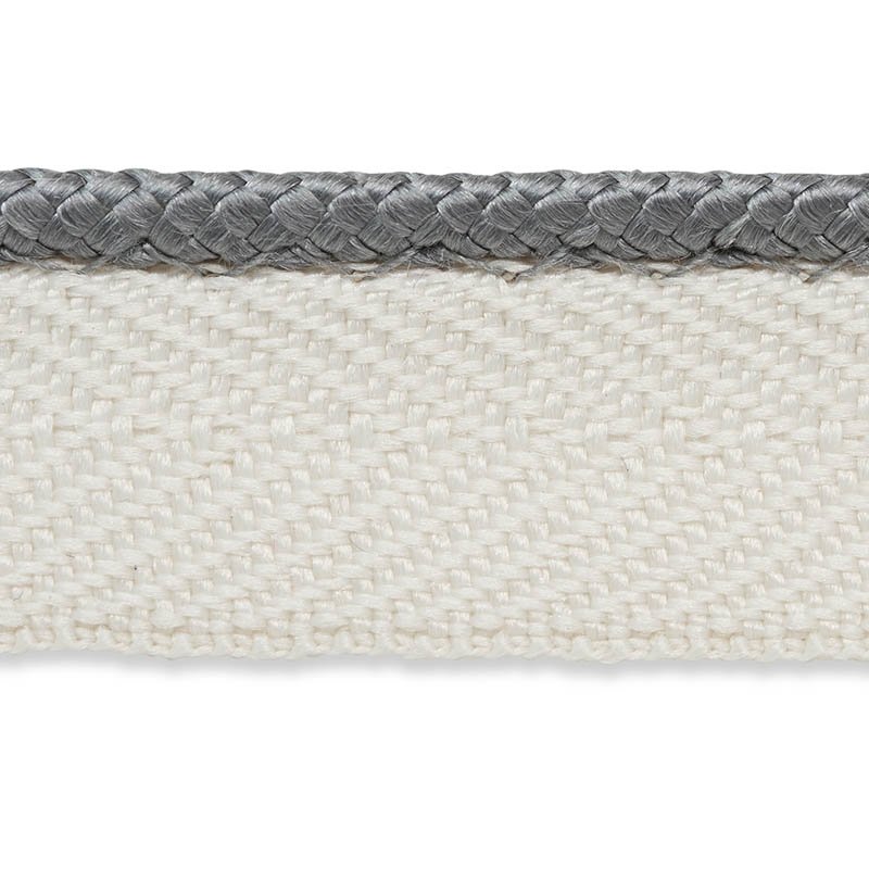 74633 Pierre Silk Gimp Extra Narrow,Grey by Schumacher Fabric,74633 Pierre Silk Gimp Extra Narrow
