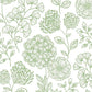 View 2975-26204 Scott Living II Ada Green Floral Green A-Street Prints Wallpaper