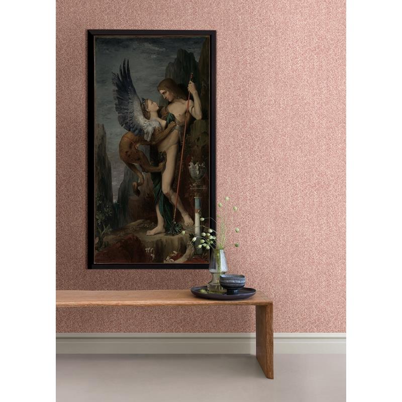 Shop 2970-26165 Revival Ashbee Burgundy Tweed Wallpaper Burgundy A-Street Prints Wallpaper