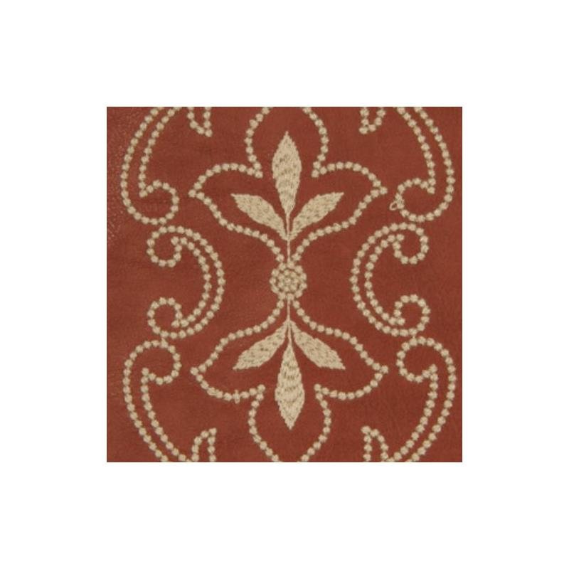 215408 | Sybille Scroll Persimmon - Beacon Hill Fabric