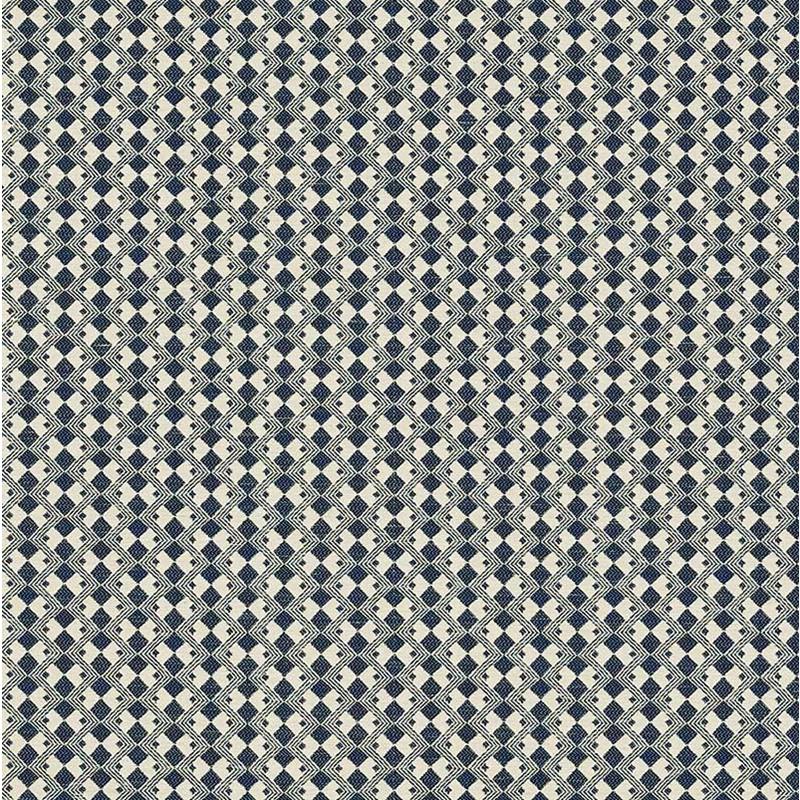 Purchase sample of 69873 Huxley, Navy by Schumacher Fabric
