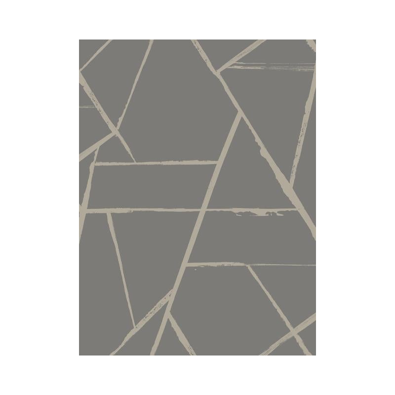CC1292 Carol Benson-Cobb Signature Grey Metallic Intersect Wallpaper by York Wallpaper