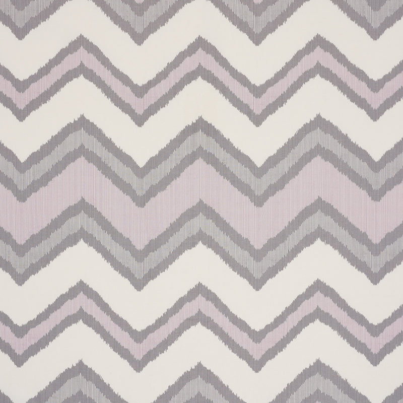 Purchase sample of 72632 Chevron Ikat, Lilac by Schumacher Fabric