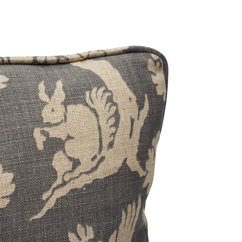 So6879330 Paloma Embroidery Pillow Ebony By Schumacher Furniture and Accessories 1,So6879330 Paloma Embroidery Pillow Ebony By Schumacher Furniture and Accessories 2