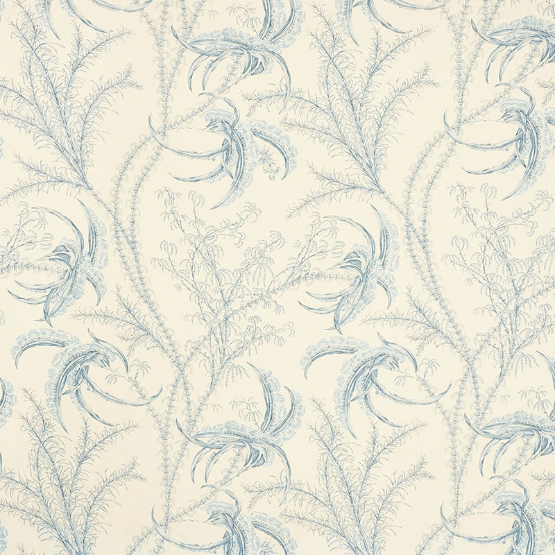 Purchase sample of 176990 Ocean Toile, Delft by Schumacher Fabric