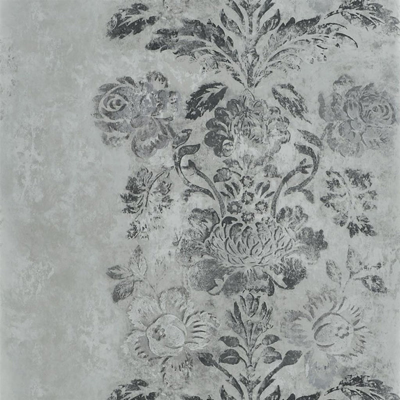 Sample PDG674-04 Damasco, Slate by Designer Guild Wallpaper