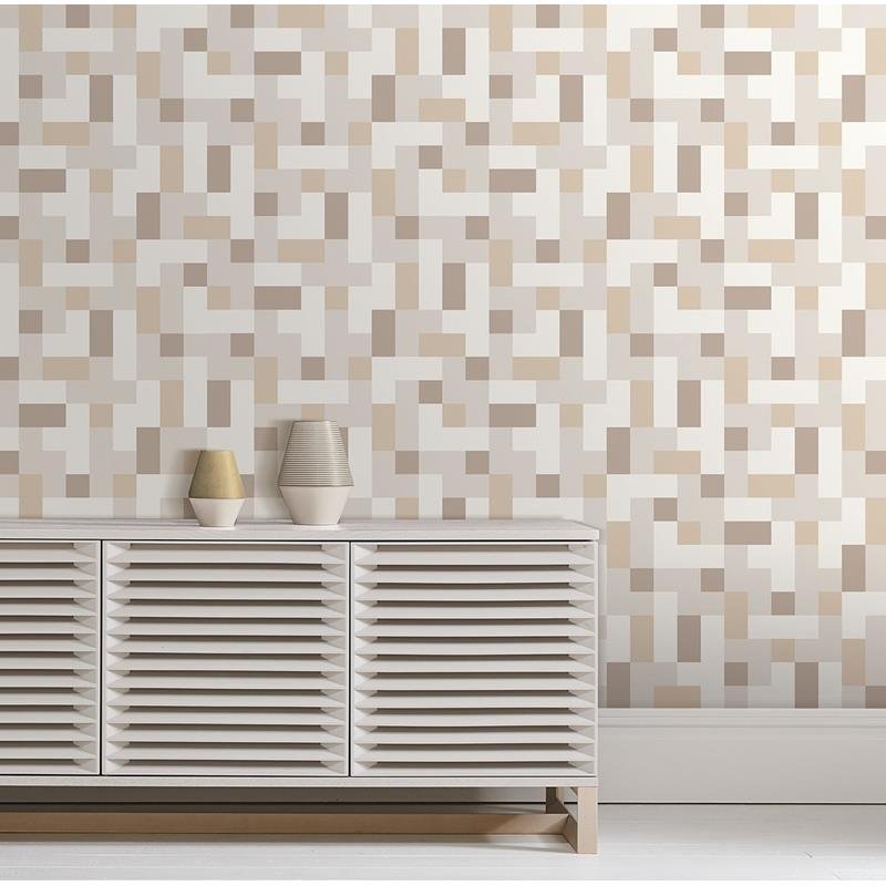 Shop 2889-25224 Plain Simple Useful Alby Neutral Geometric Neutral A-Street Prints Wallpaper