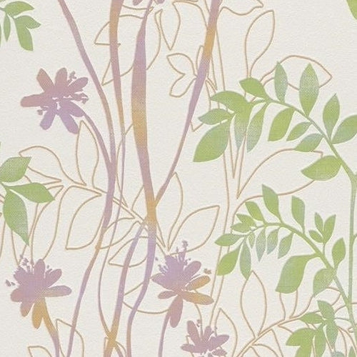 Looking 705188 BB Home Passion Multi Color Leaves by Washington Wallpaper