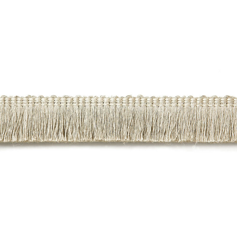 65442 | Zoe Linen Ruche, Greige - Schumacher Fabric