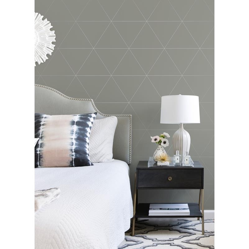 Shop 2973-91012 Daylight Twilight Silver Geometric Silver A-Street Prints Wallpaper
