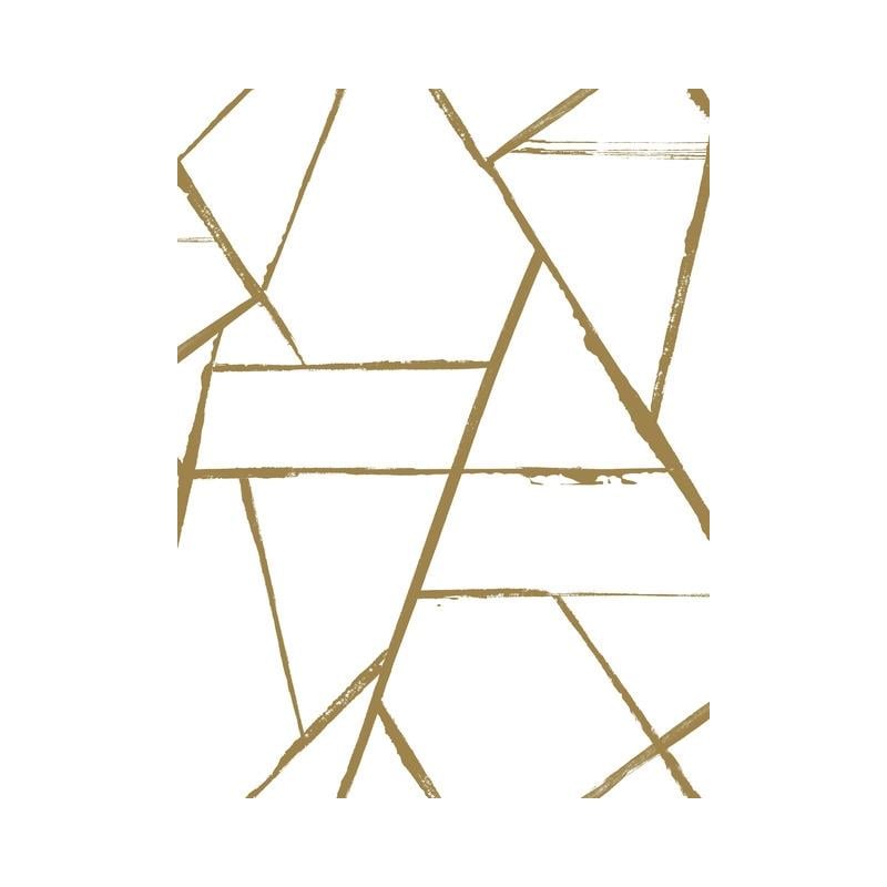 CC1294 Carol Benson-Cobb Signature Gold Metallic Intersect Wallpaper by York Wallpaper