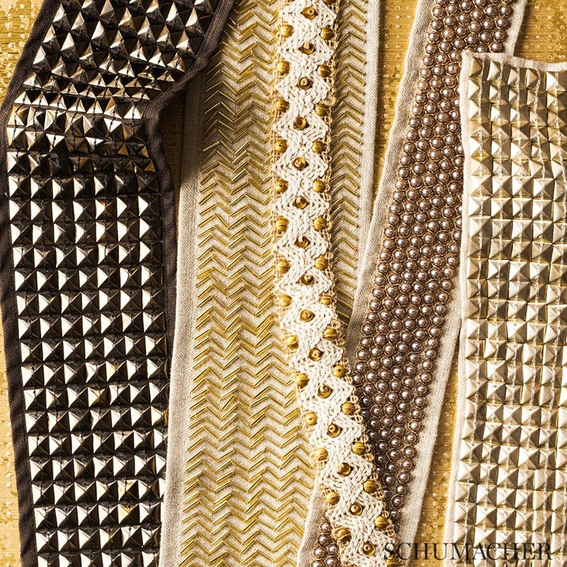 70691 Gardner Tape Gold by Schumacher 1,70691 Gardner Tape Gold by Schumacher 2