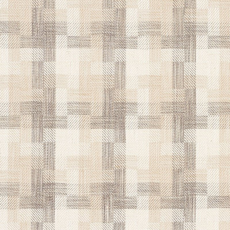 Purchase sample of 73742 Boro Plaid, Natural by Schumacher Fabric