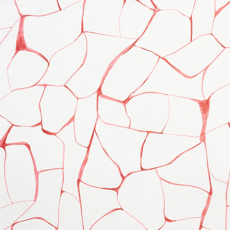 Purchase sample of 177921 Filigree, Coral by Schumacher Fabric