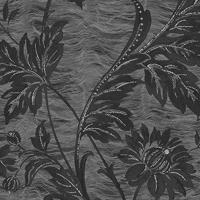 Select CB21500 Berkley Black Acanthus Leaves by Carl Robinson Wallpaper