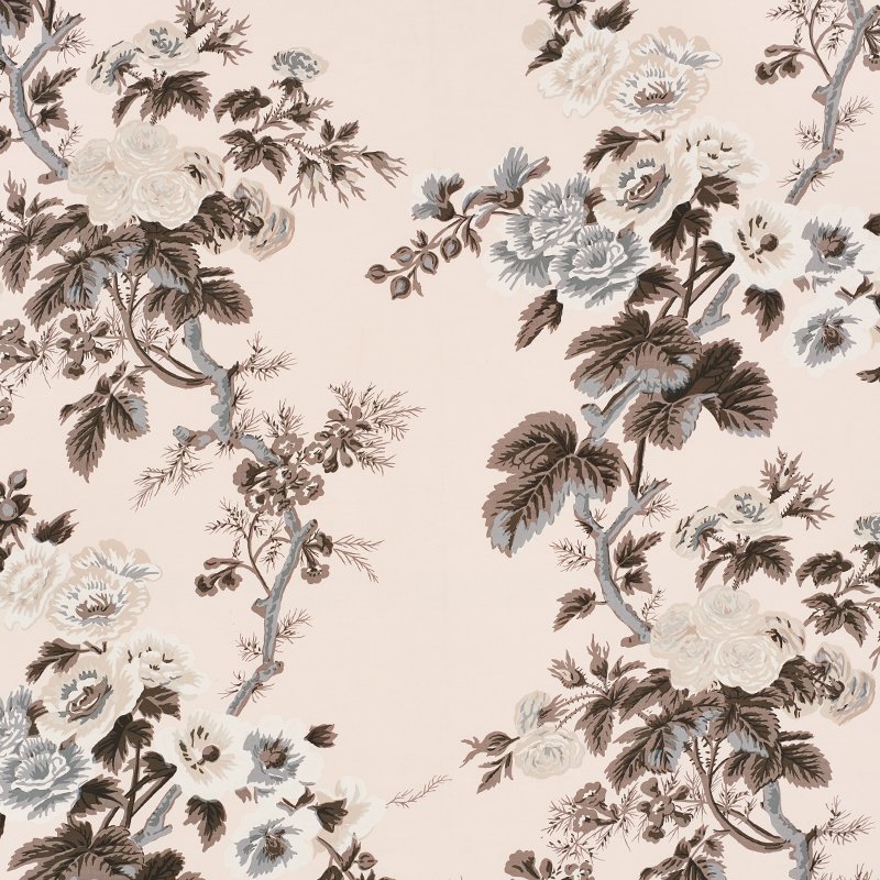 Purchase sample of 174454 Pyne Hollyhock, Blush by Schumacher Fabric