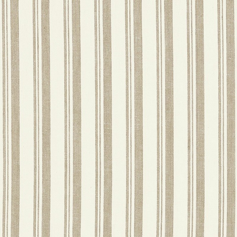 Purchase sample of 69442 Capri, Beige/White by Schumacher Fabric