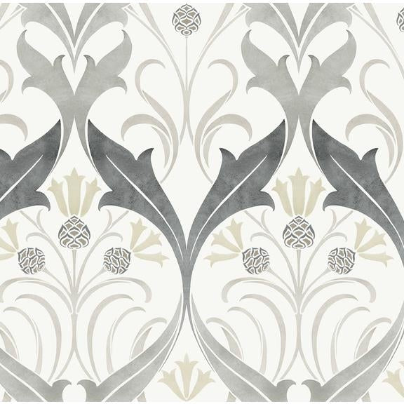 Find AC9174 Pine Cone Ribbon Arts and Crafts by Ronald Redding Wallpaper