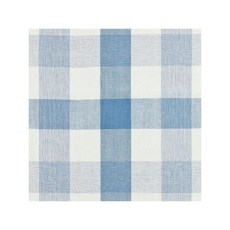 Acquire 27135-007 Westport Linen Plaid Sky by Scalamandre Fabric