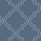 Order 2625-21803 Symetrie Tetra Blue Quatrefoil A Street Prints Wallpaper
