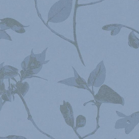 Find 799132 Tendresse Blue Leaves by Washington Wallpaper