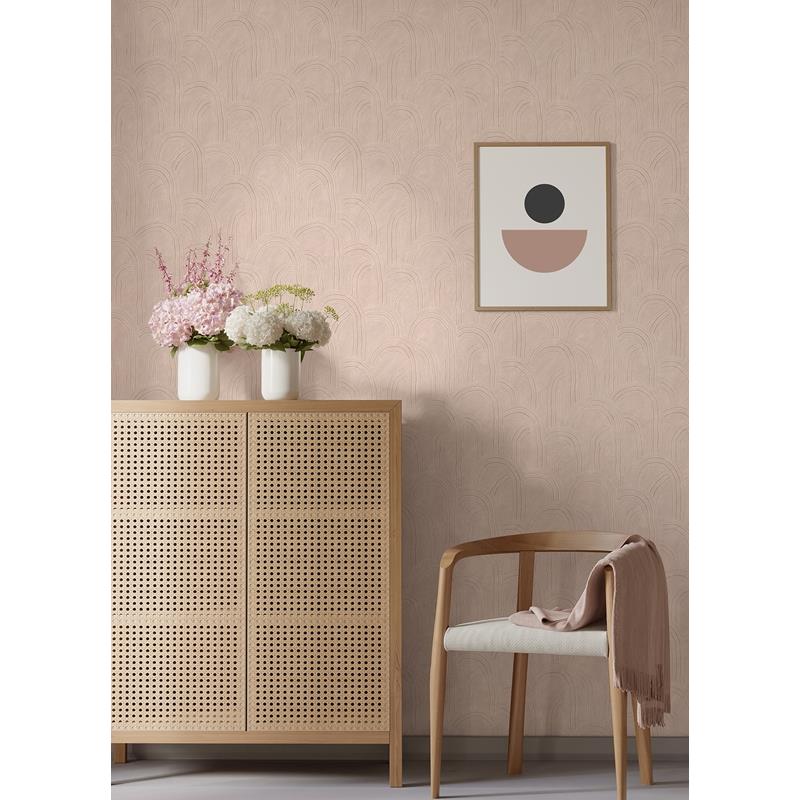 AST4686 Sarah + Ruby Cabo Pink Rippled Arches Wallpaper by A-Street Prints Wallpaper,AST4686 Sarah + Ruby Cabo Pink Rippled Arches Wallpaper by A-Street Prints Wallpaper2