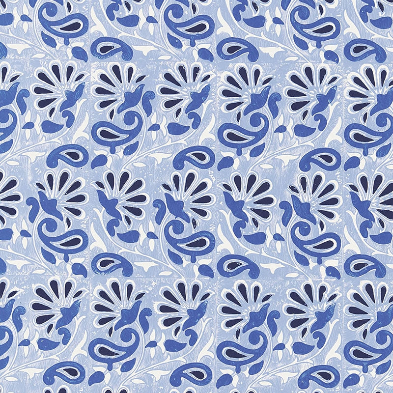 Shop 5005341 Rampura Delft Schumacher Wallpaper