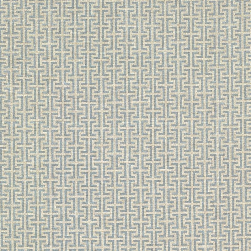 Purchase sample of TEMP001 Temple, Blue by Schumacher Fabric