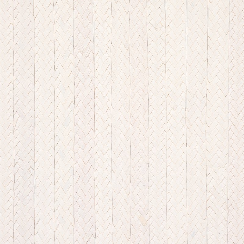 Acquire 5010191 Braided Buri Ivory Schumacher Wallcovering Wallpaper