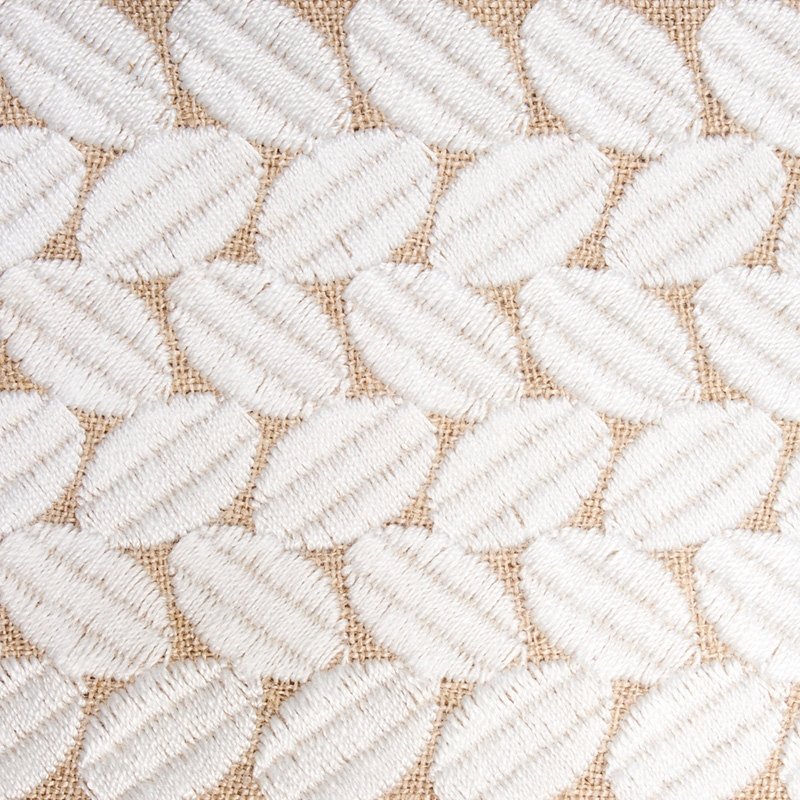 Select 70658 Berkeley Tape Wide Ivory On Natural By Schumacher Trim