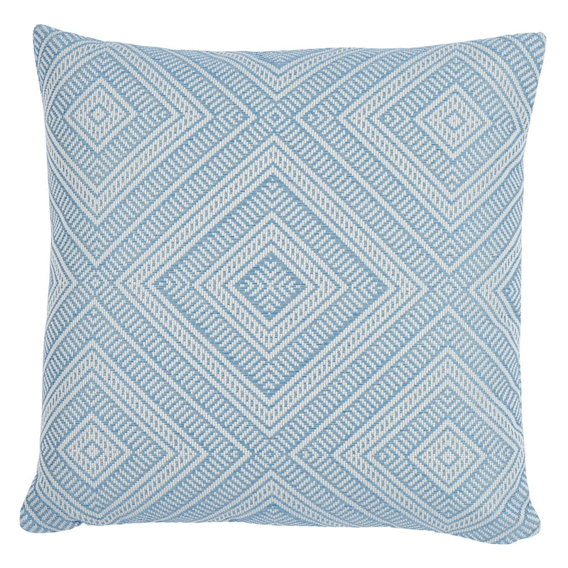 So6284506 | Tortola I/O 22" Pillow, Sky - Schumacher Furniture and Accessories