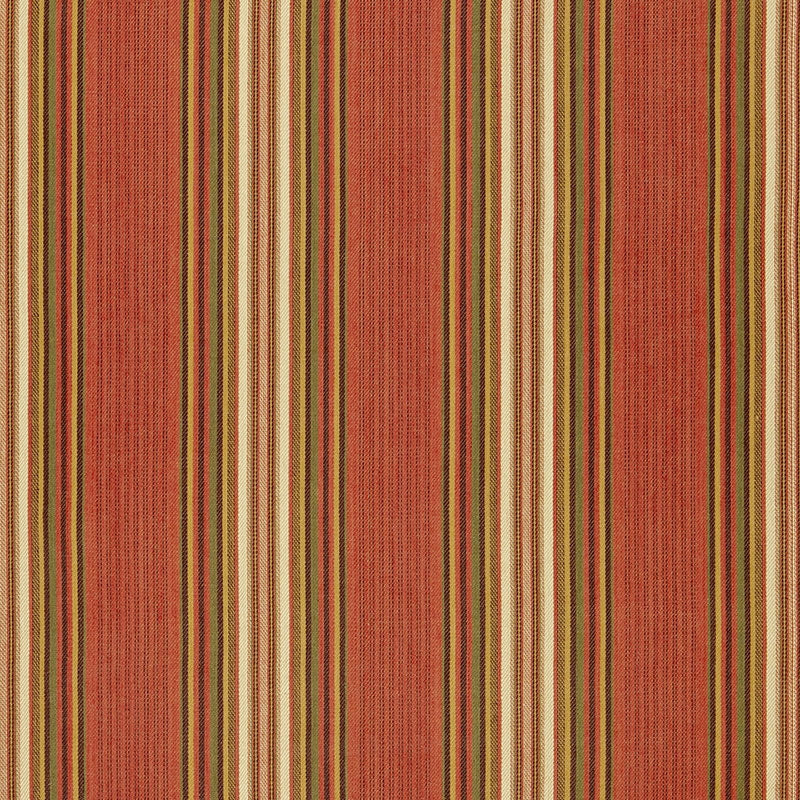 Purchase sample of 3422003 Hamel Stripe, Brick by Schumacher Fabric