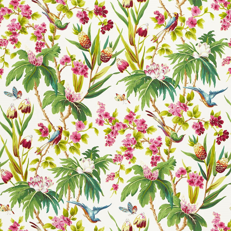 Purchase sample of 175701 Seychelles, Ivory by Schumacher Fabric