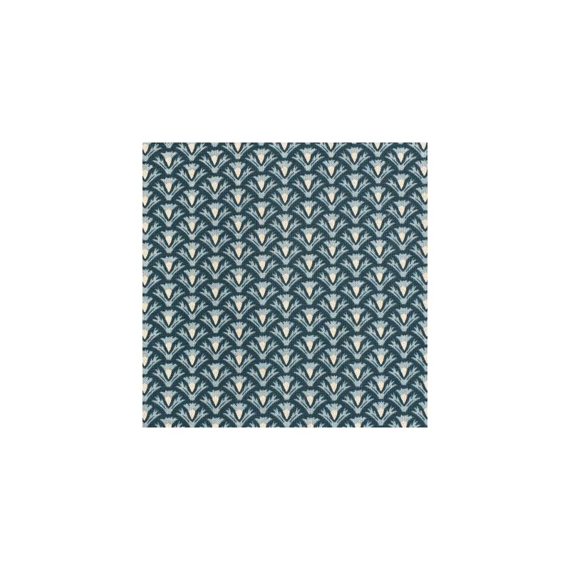 Find S4000 Blue Blue Floral Greenhouse Fabric