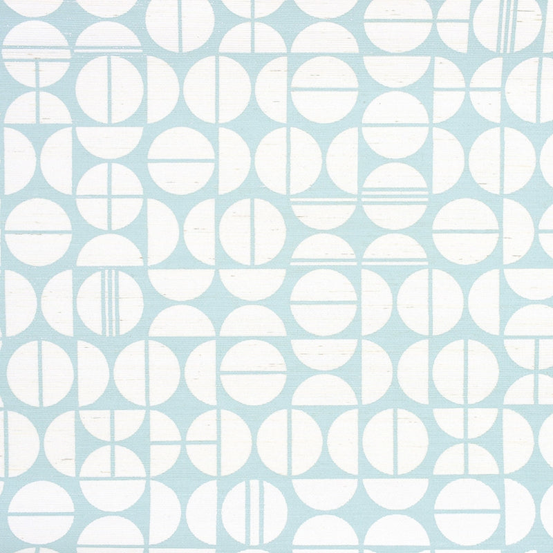 Purchase 2949 Modern Moon Serene Blue On Marshmallow Manila Hemp Phillip Jeffries Wallpaper
