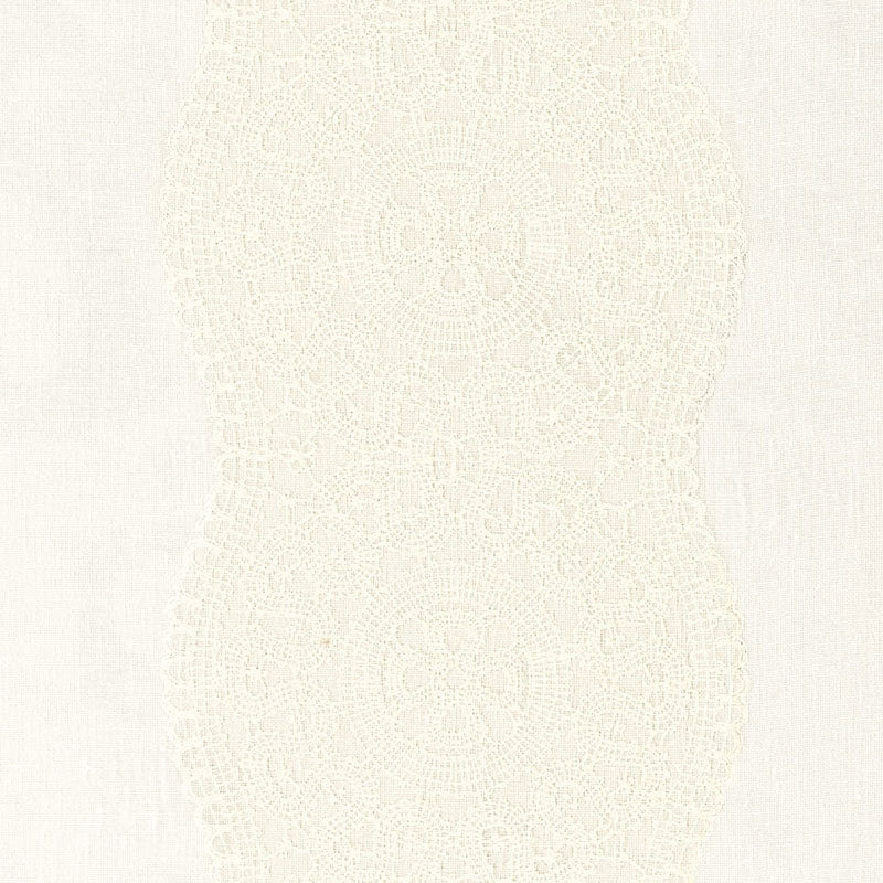 Purchase sample of 55420 Alencon, Ivory by Schumacher Fabric