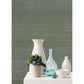 Find 2972-86102 Loom Mai Teal Abaca Grasscloth Wallpaper Teal A-Street Prints Wallpaper
