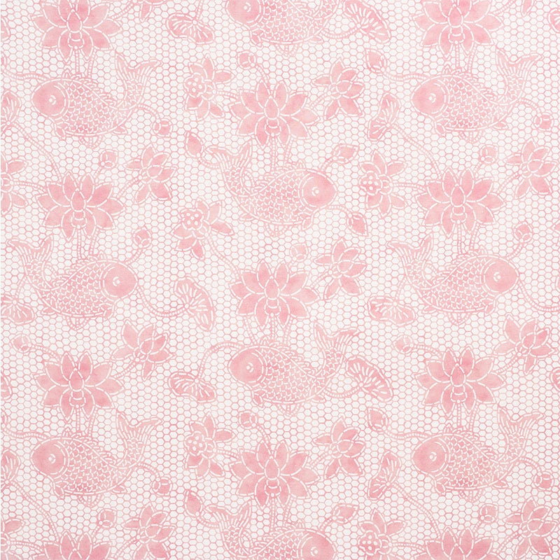 Purchase sample of 177792 Lotus Batik, Pink by Schumacher Fabric