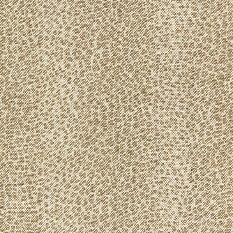 Purchase sample of 174842 Leopard Linen Print, Sesame by Schumacher Fabric