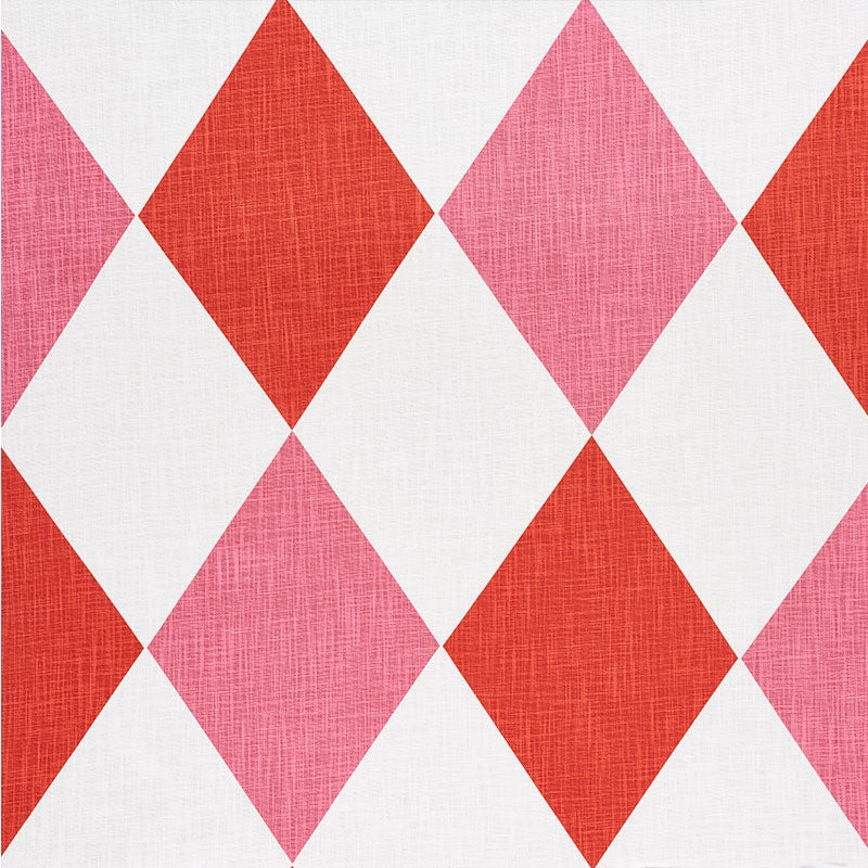 Purchase sample of 177801 Maximus, Red & Pink by Schumacher Fabric