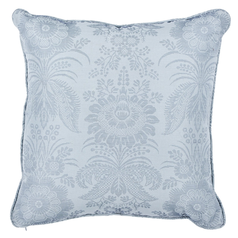 So8042005 | Greta 20" Pillow, Blue - Schumacher Furniture and Accessories
