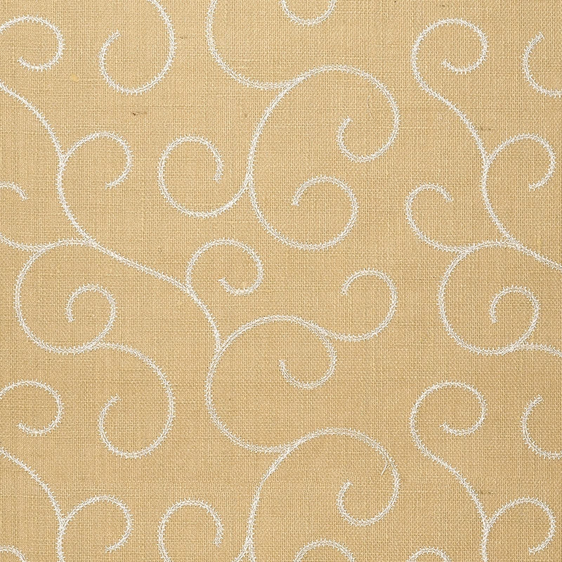 Acquire 5003541 Adhafera Scroll Straw Schumacher Wallpaper